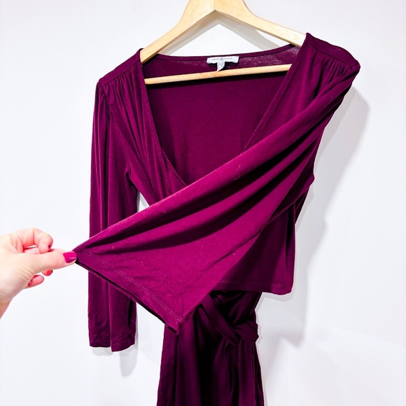 🌼NWOT🌼 ENVIE DE FRAISE – Burgundy wrap nursing top | Size L * - Picture 6 of 8